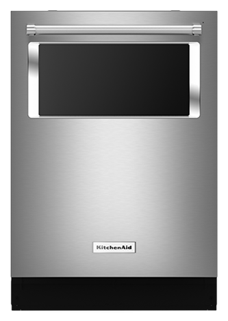 KitchenAid® 44 dBA Dishwasher with Window and Lighted Interior - Stainless Steel